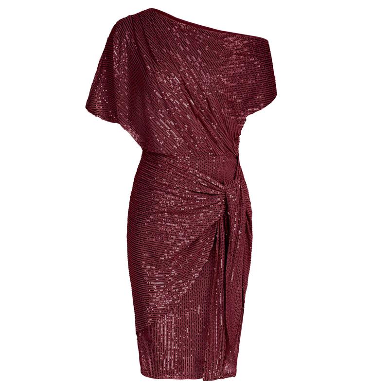AURELIA™ - Elegant Sequined Off-Shoulder Bodycon Party Dress
