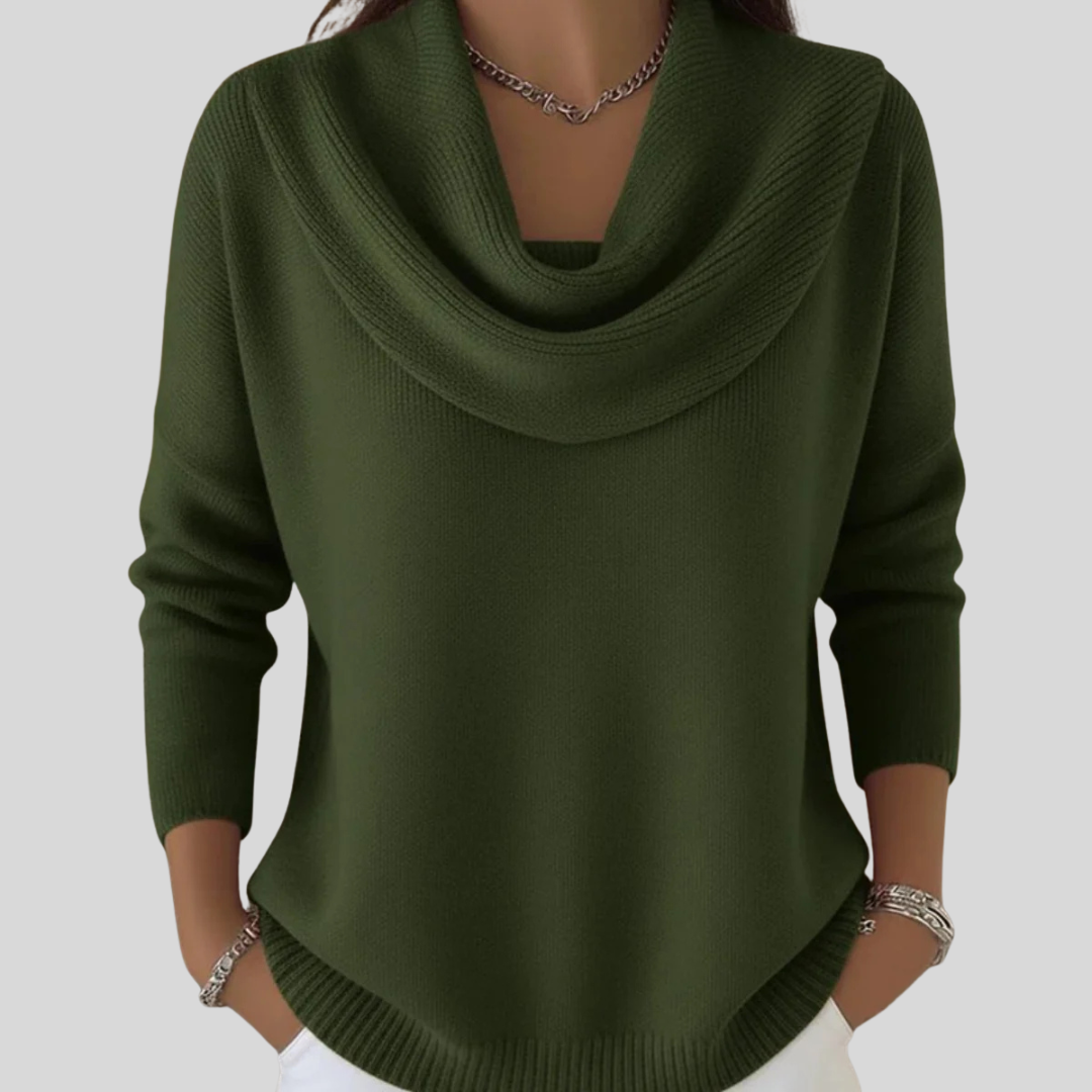 JOCELYN™ - Cozy Ruffled-neck Sweater