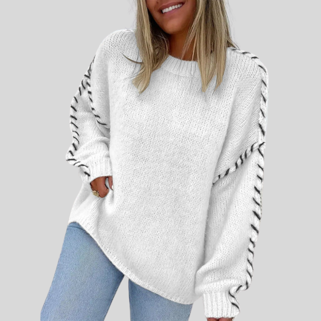 SERAH™ - Casual Round Neck Long Sleeve Sweater
