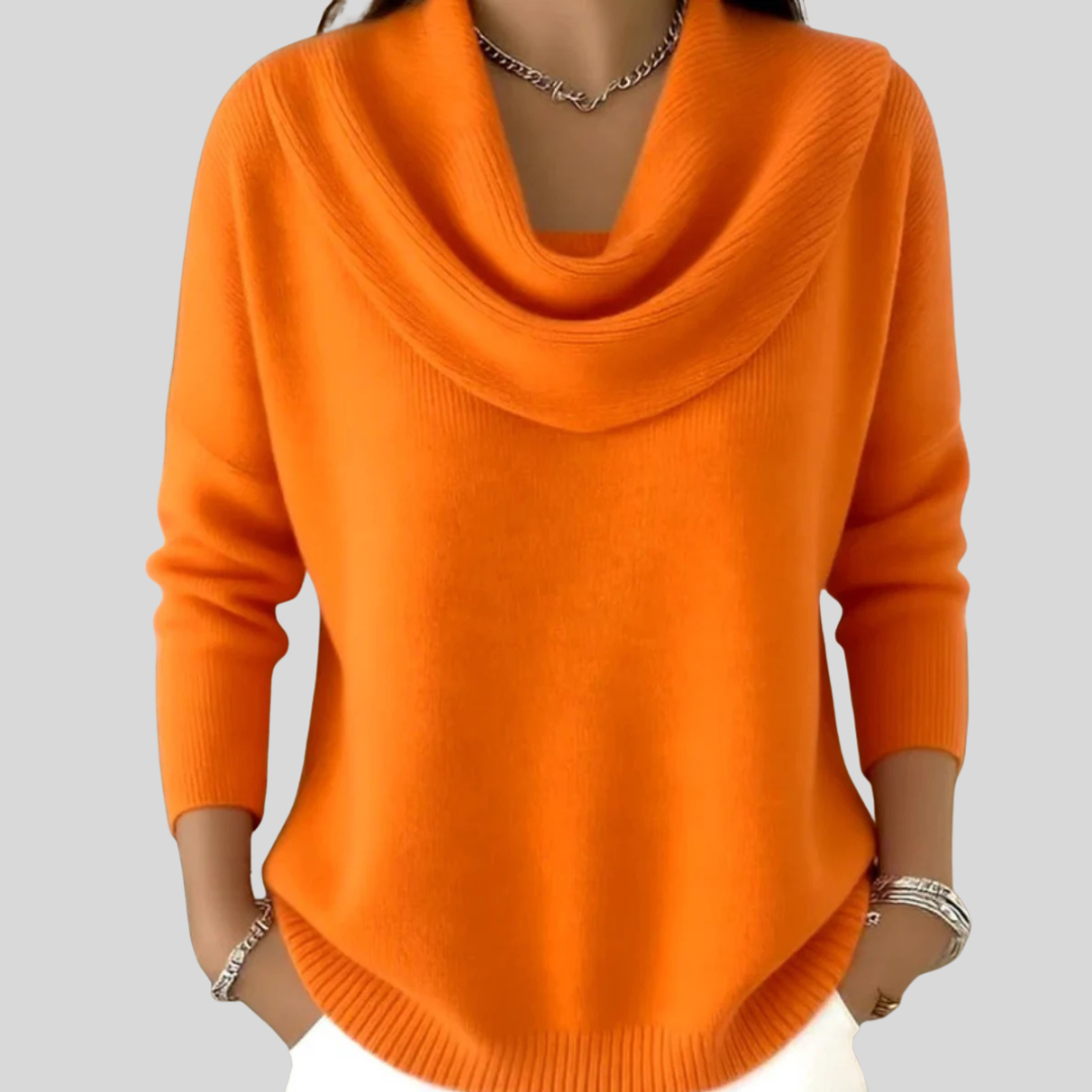 JOCELYN™ - Cozy Ruffled-neck Sweater