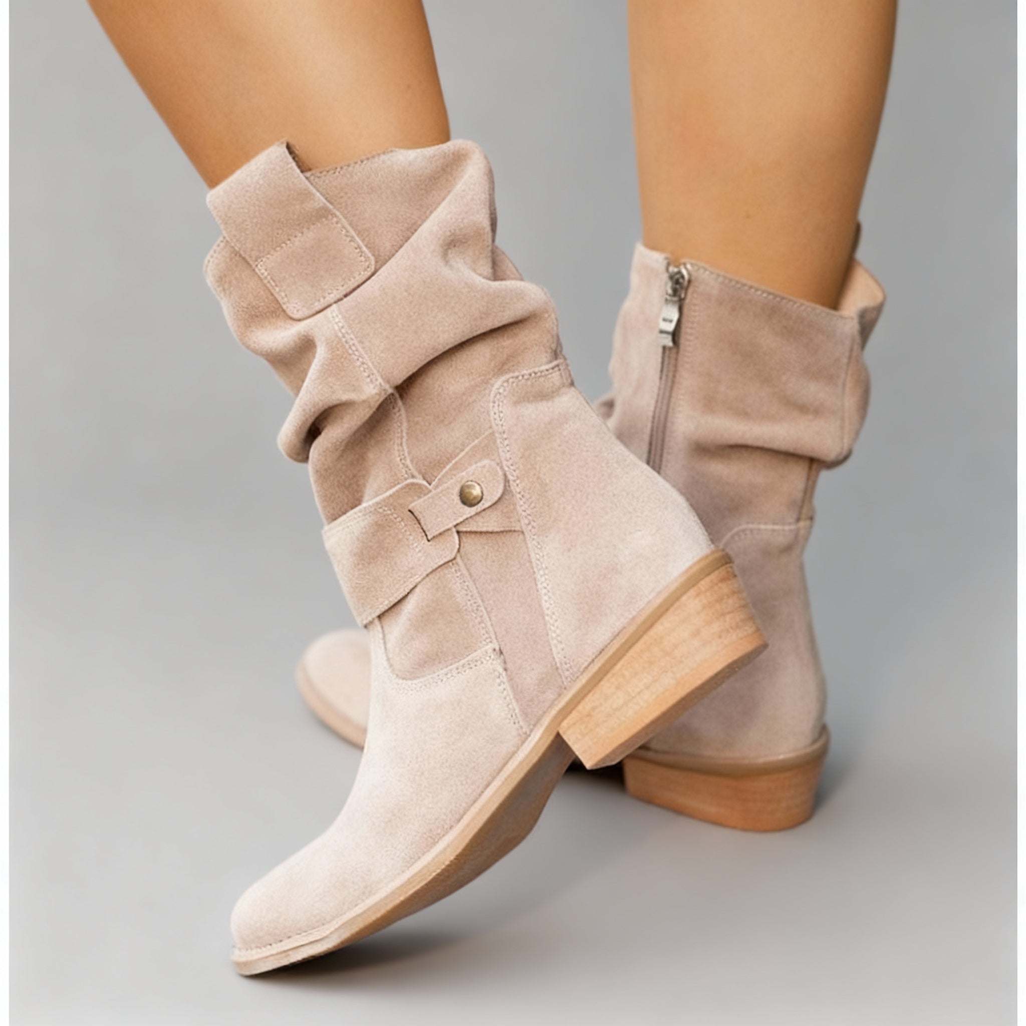 Eleanor | Slouch Mid-Calf Boots