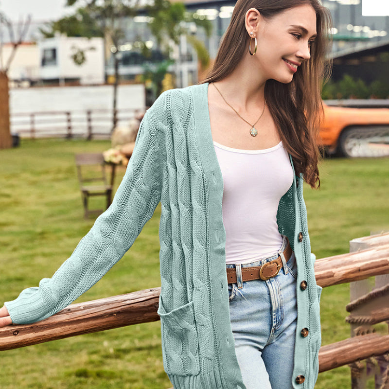 Sweater Women - Midi-Length Knit Sweater