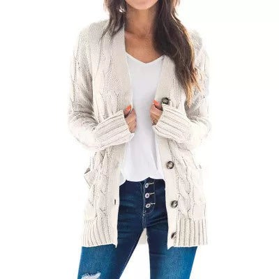 Sweater Women - Midi-Length Knit Sweater