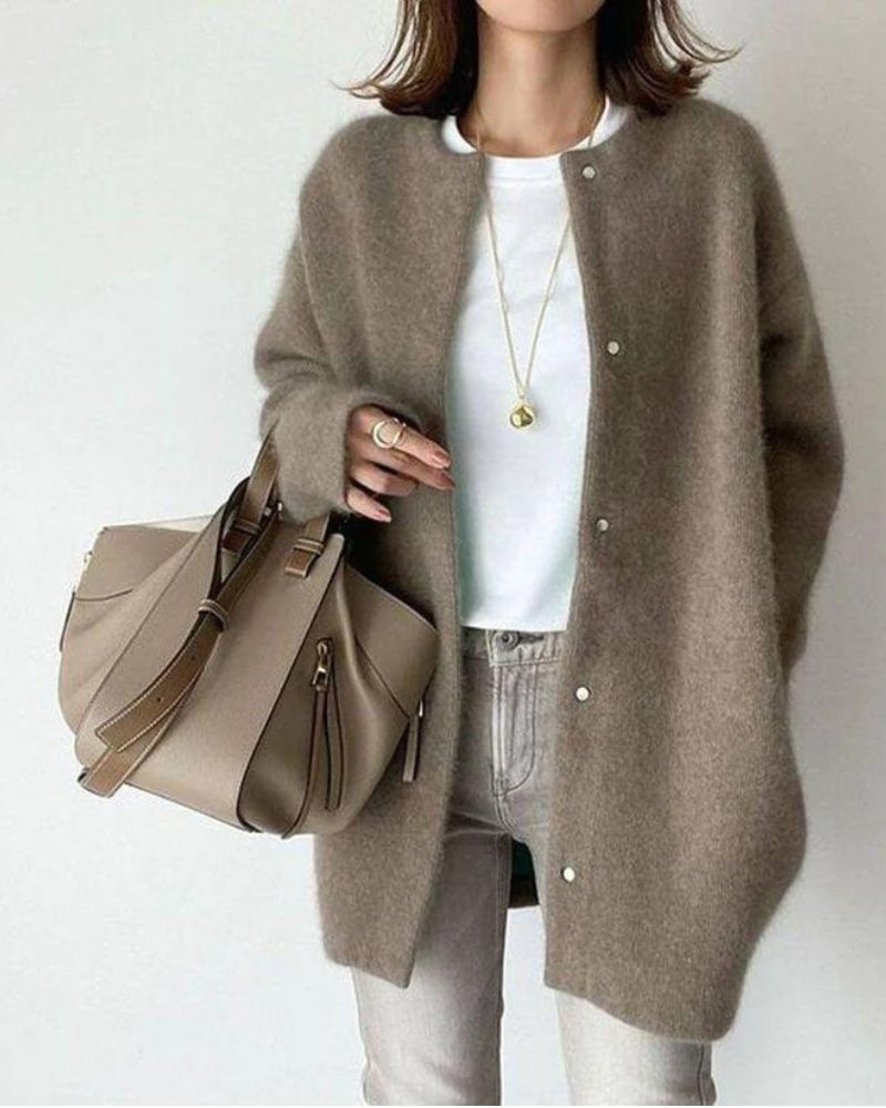 Cardigan Women - Wool Soft Warm Cardigan