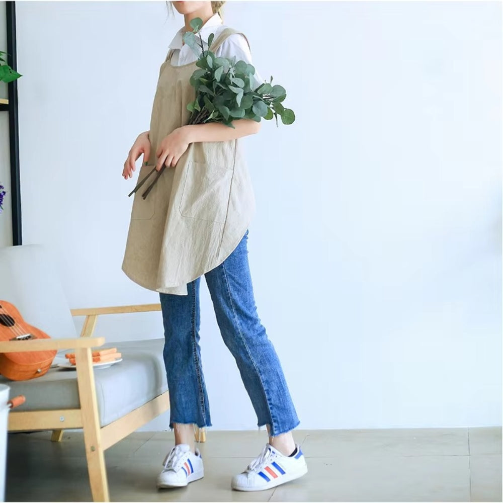 Nari Korean-Inspired Cross-Back Apron