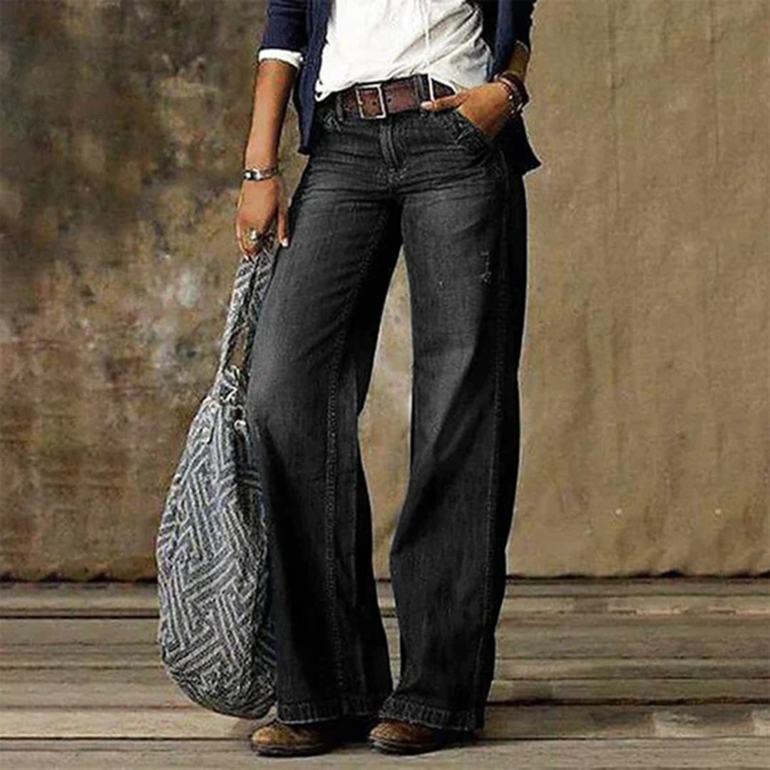 Sarah | Relaxed Vintage Wide-Leg Jeans
