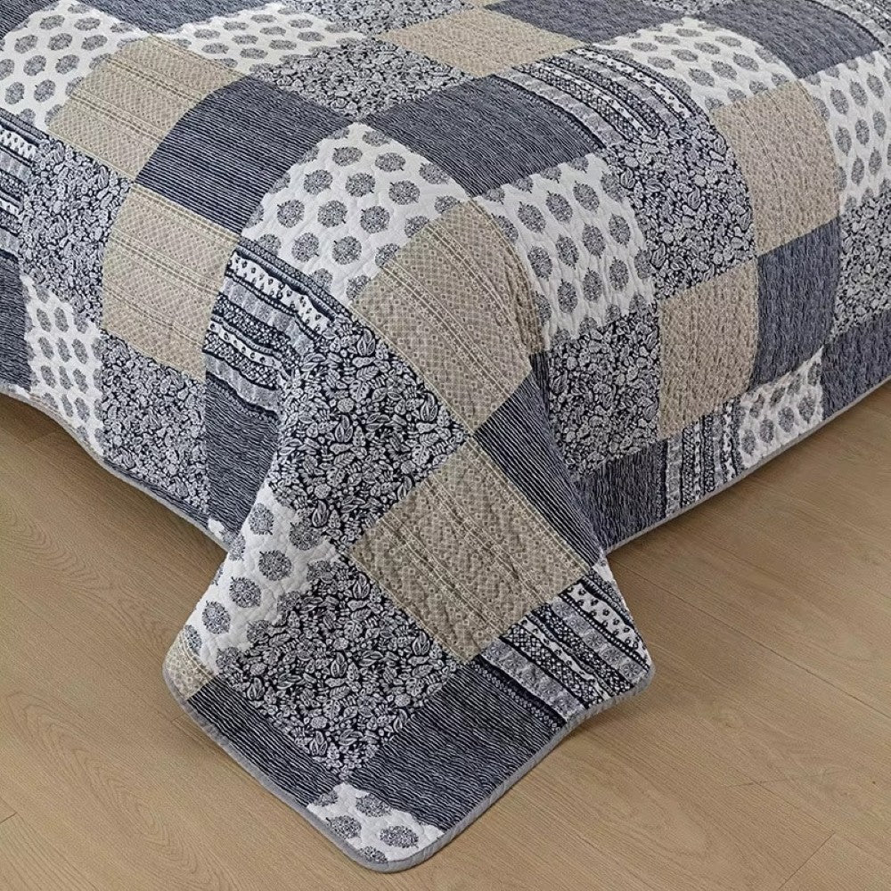 Plaid Patchwork Coverlet