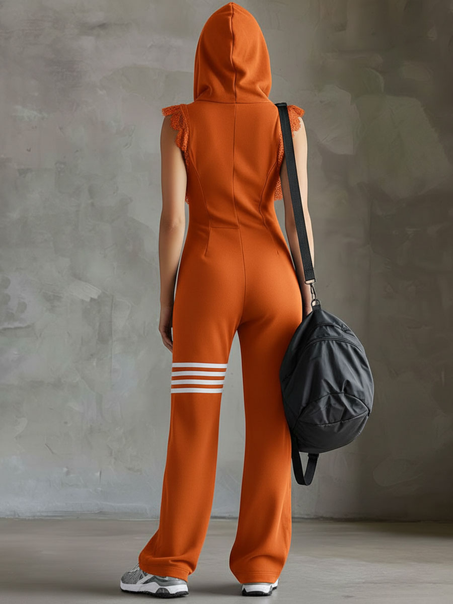 Marina | Sporty Hooded Jumpsuit