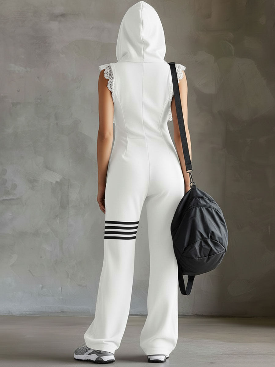 Marina | Sporty Hooded Jumpsuit