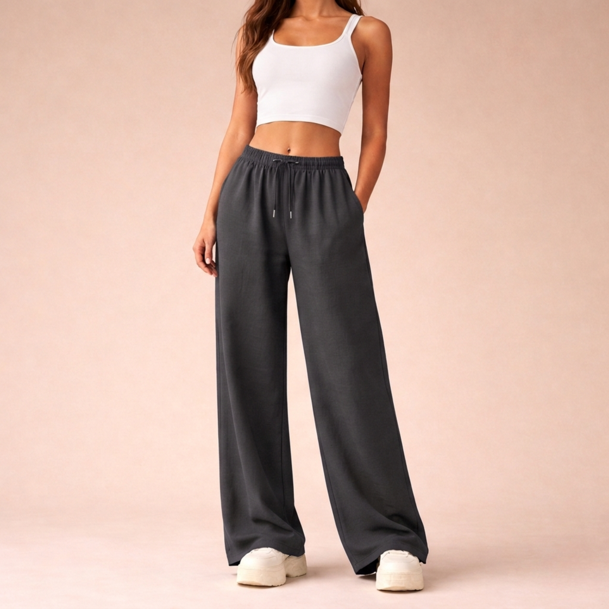 Marlene | Relaxed Wide-Leg Joggers