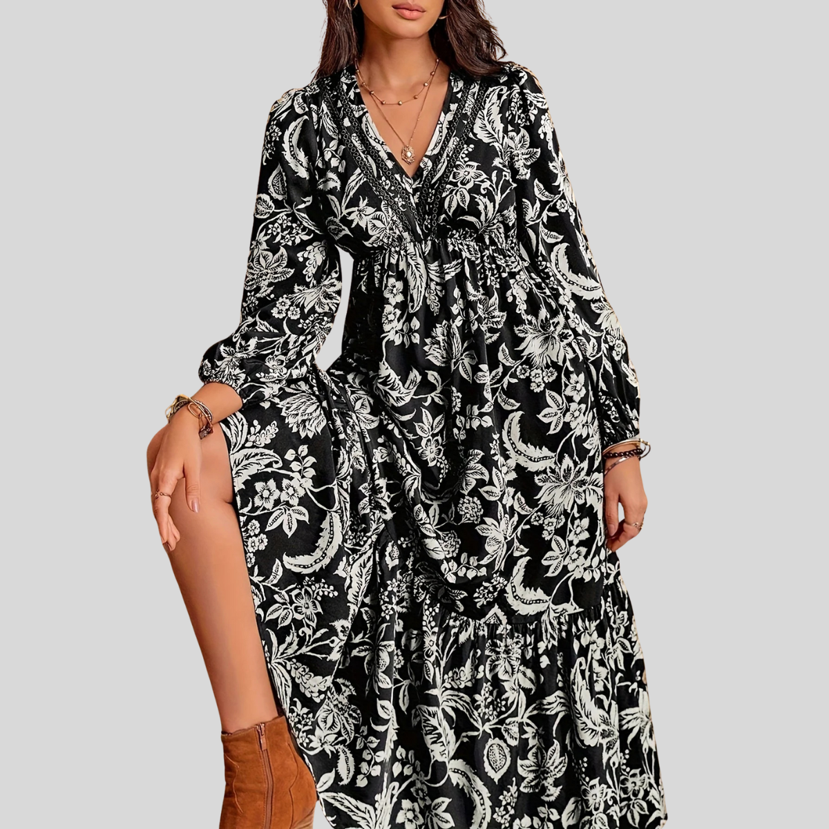 Aria | Floral Lace Dress