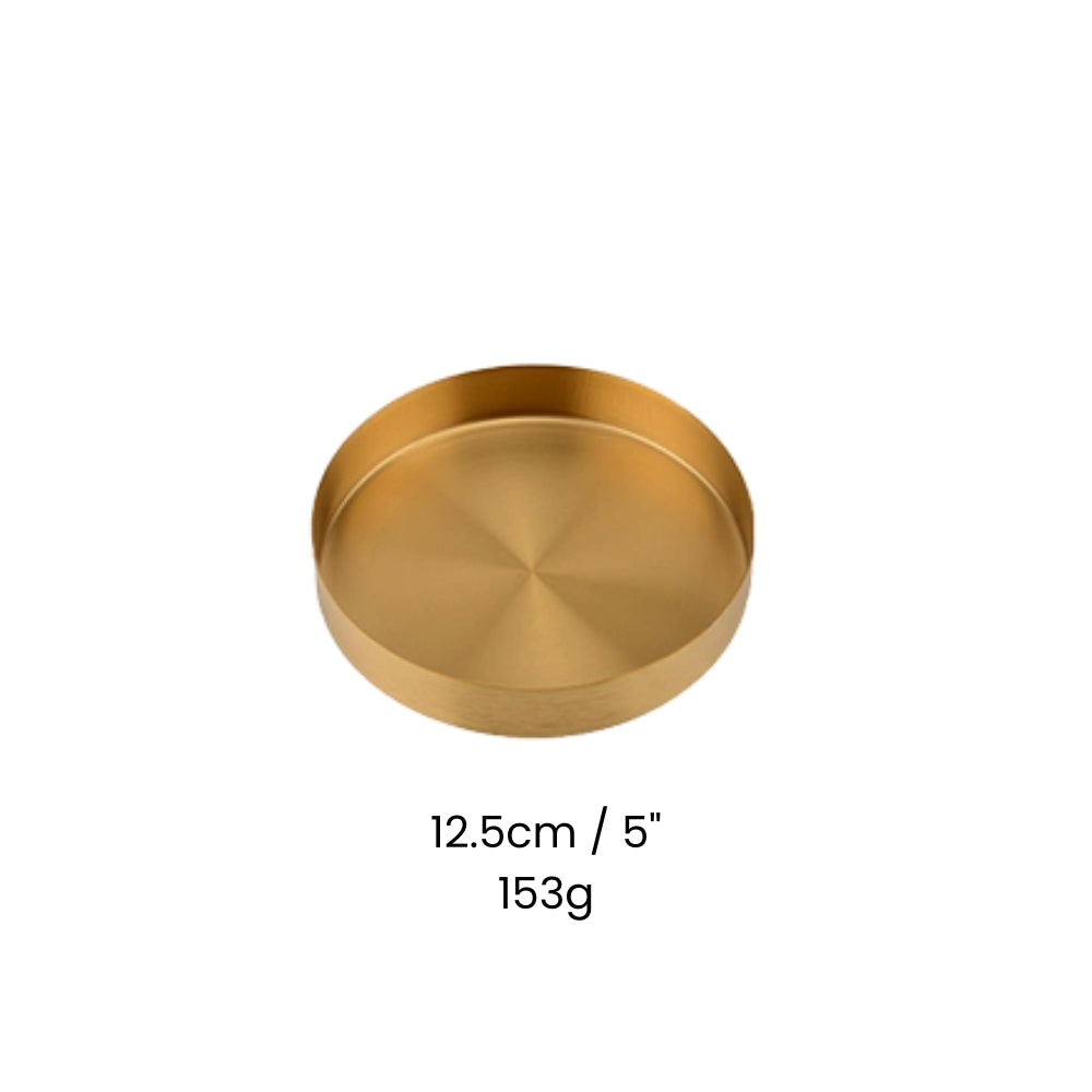 Gold Stainless Steel Tray