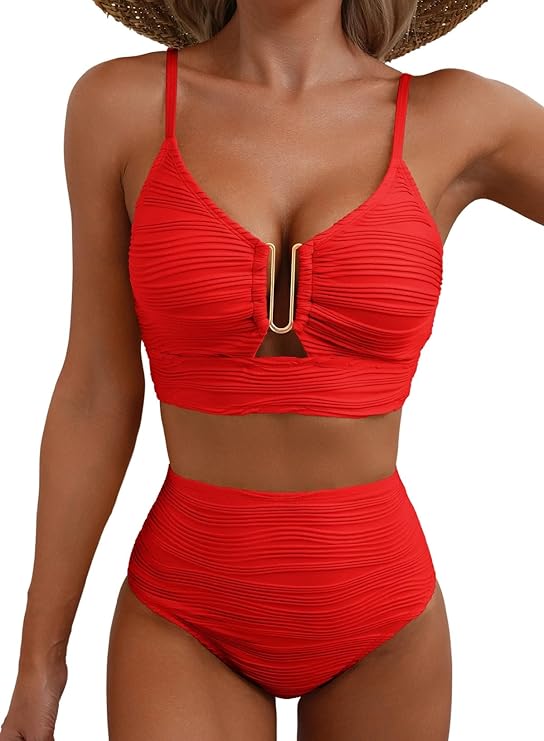 Adeline | Elegant High-Waisted Bikini Set