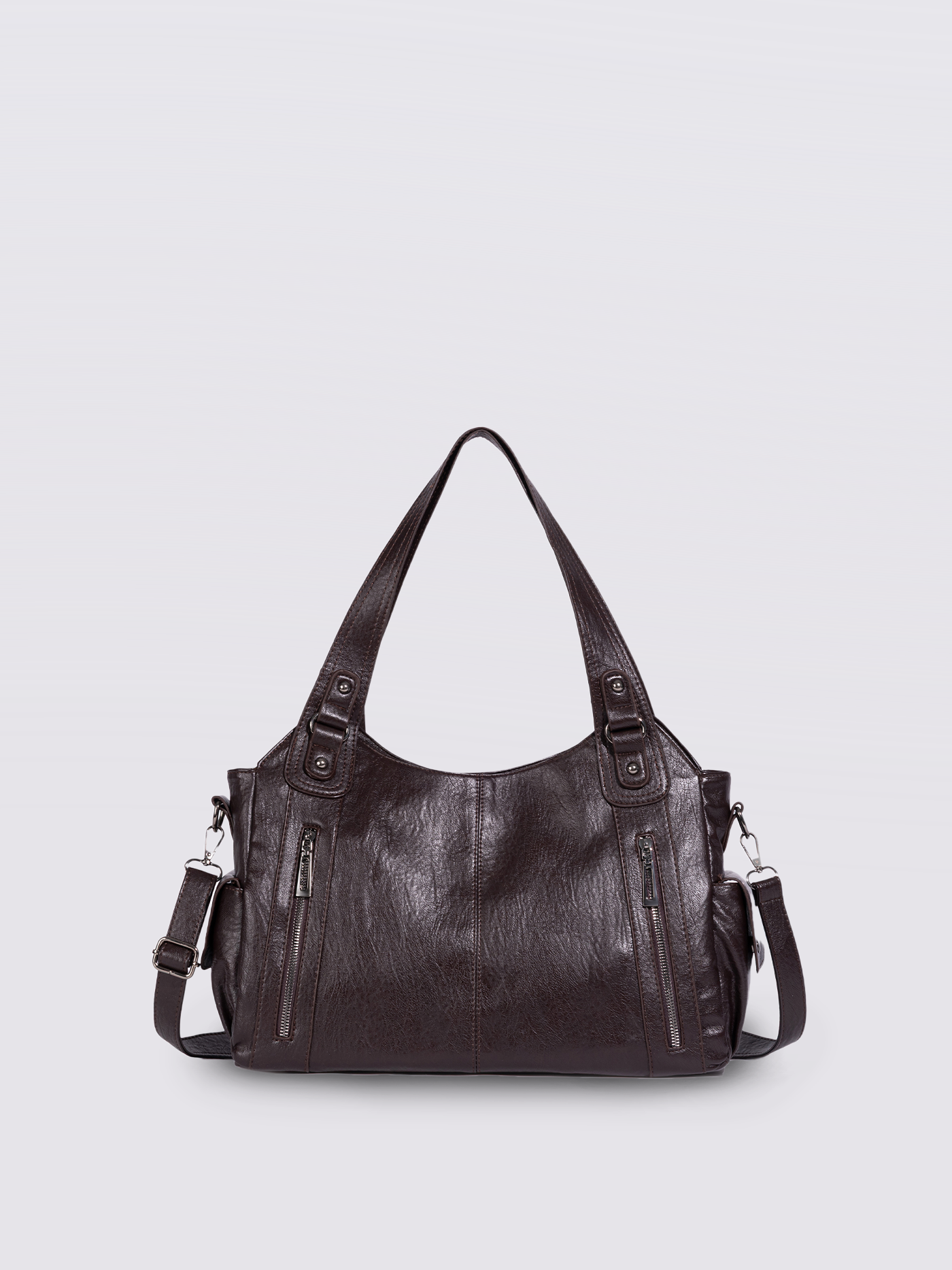 EVERYDAY ELEGANCE | BLACK LEATHER TOTE BAG