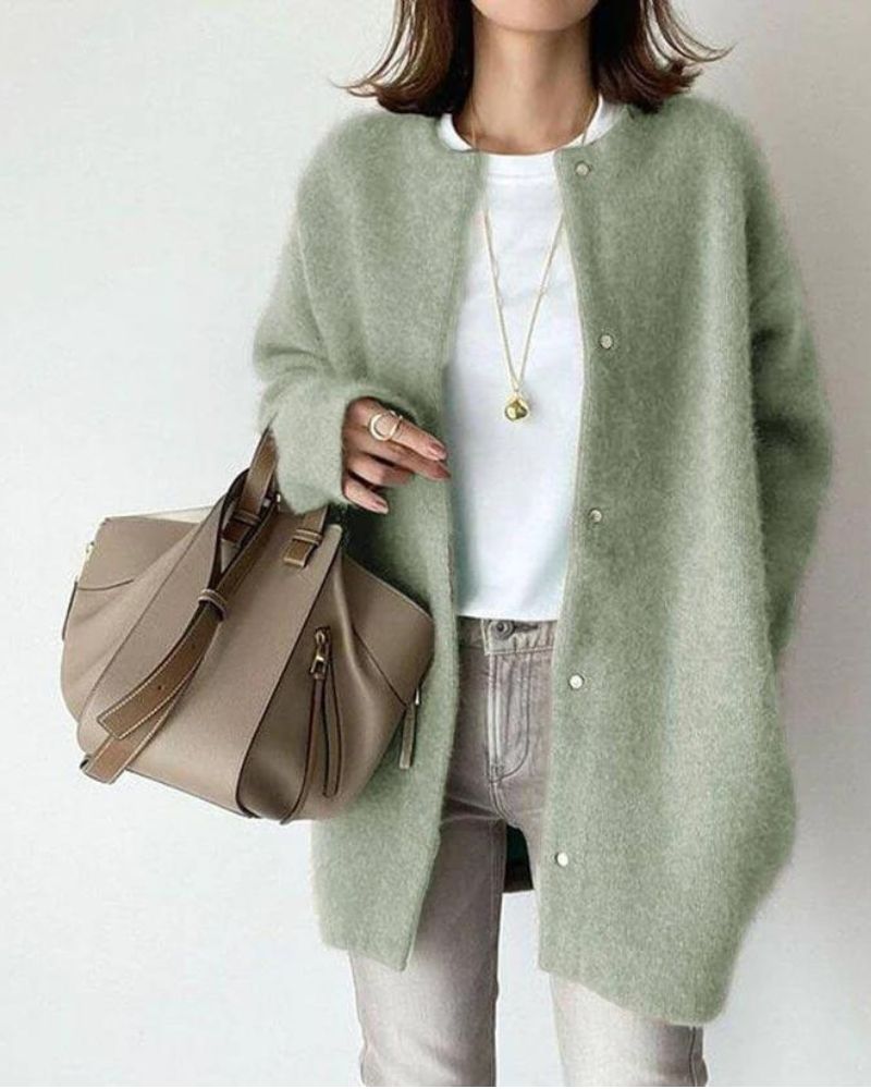 Cardigan Women - Wool Soft Warm Cardigan