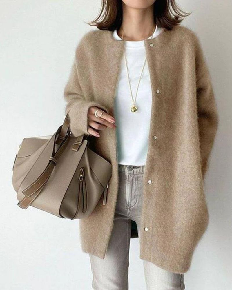 Cardigan Women - Wool Soft Warm Cardigan