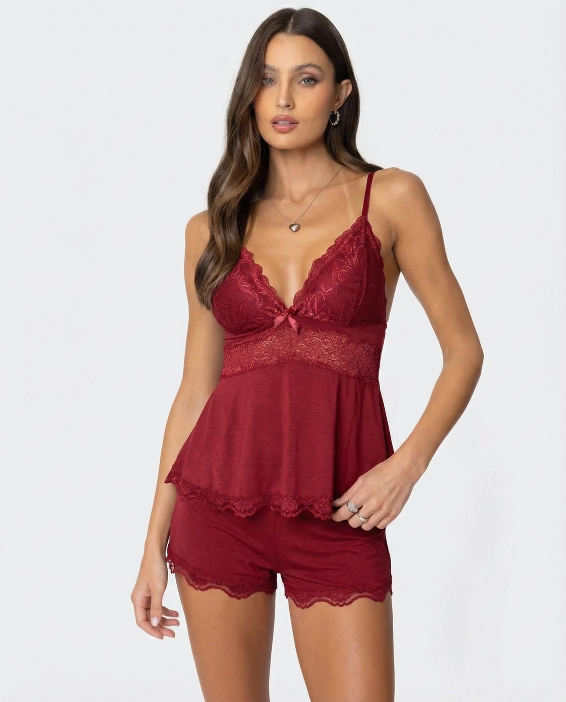 Eliza | Delicate Lace Camisole Set