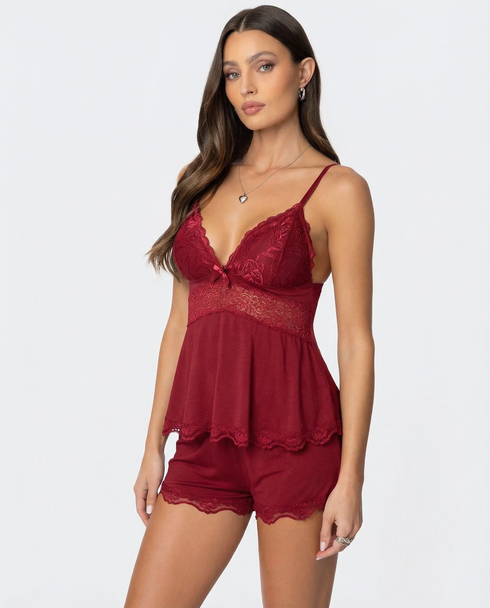 Eliza | Delicate Lace Camisole Set