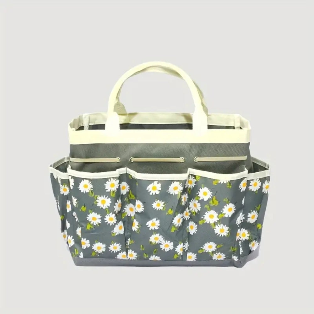 Oxford Floral Garden Tool Organiser Bag