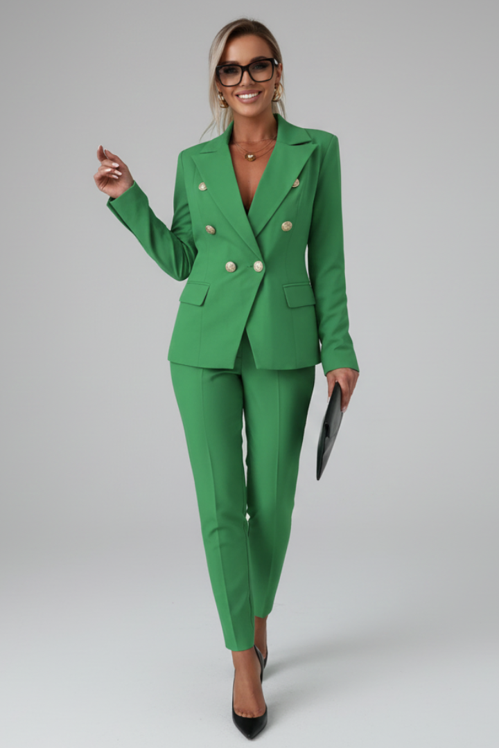 Marie | Tailored Double-Breasted Blazer Set