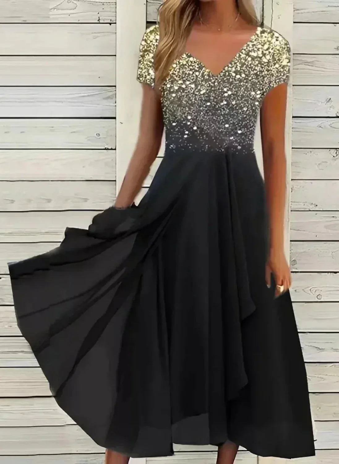 Lavinia | Floral Wedding Evening Dress