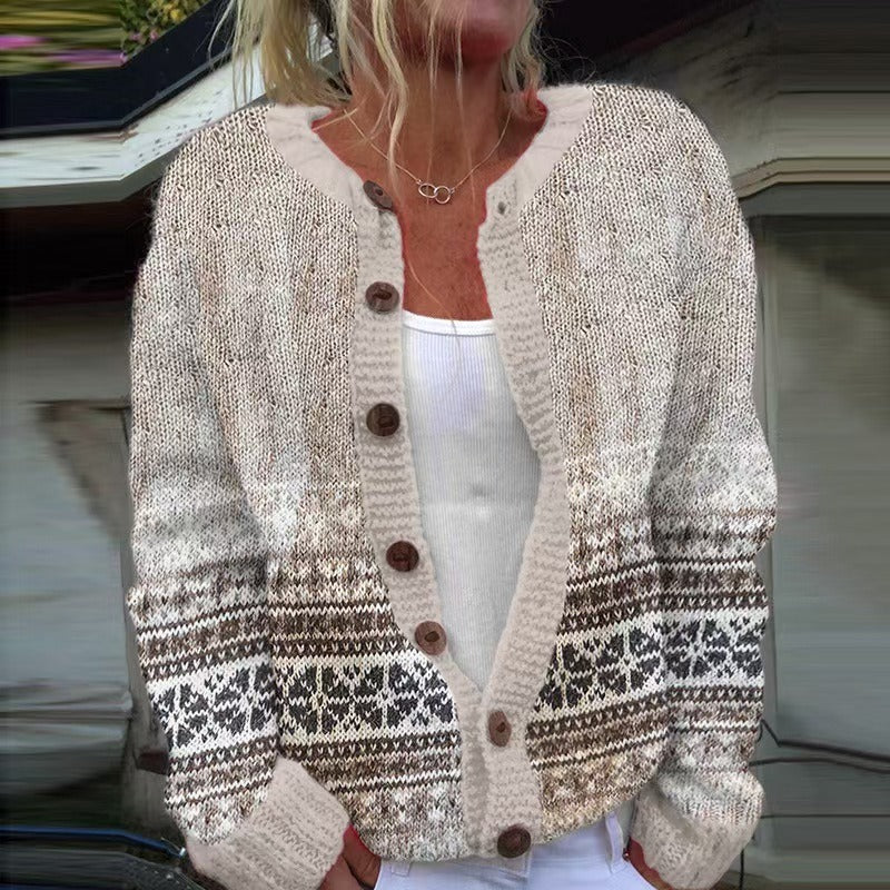 BRIELLE | VINTAGE ICELANDIC CARDIGAN