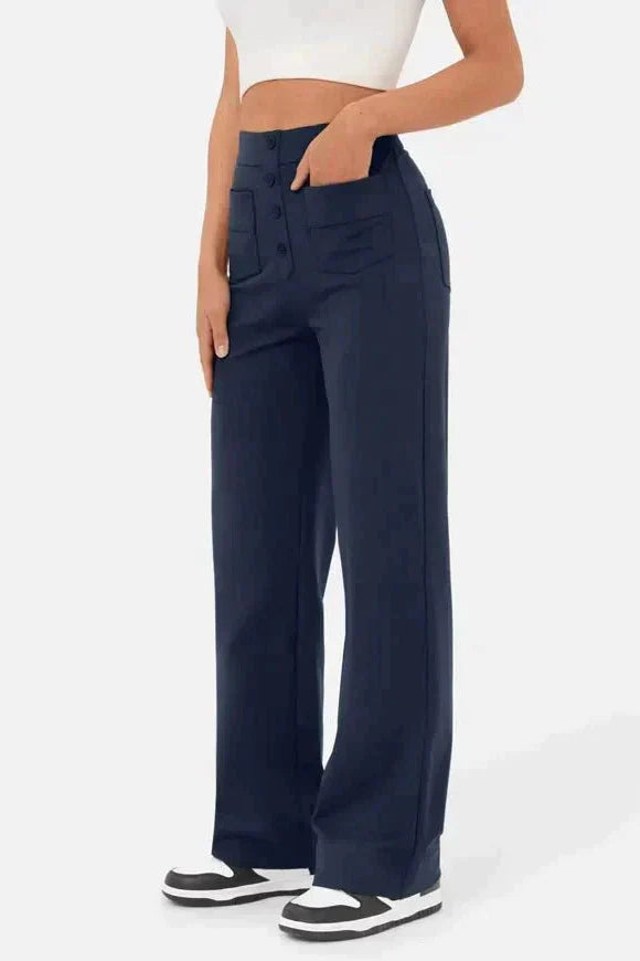 WIDE-LEG PANTS | HIGH-WAIST STREET STYLE