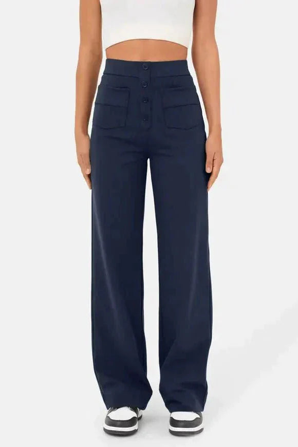 WIDE-LEG PANTS | HIGH-WAIST STREET STYLE