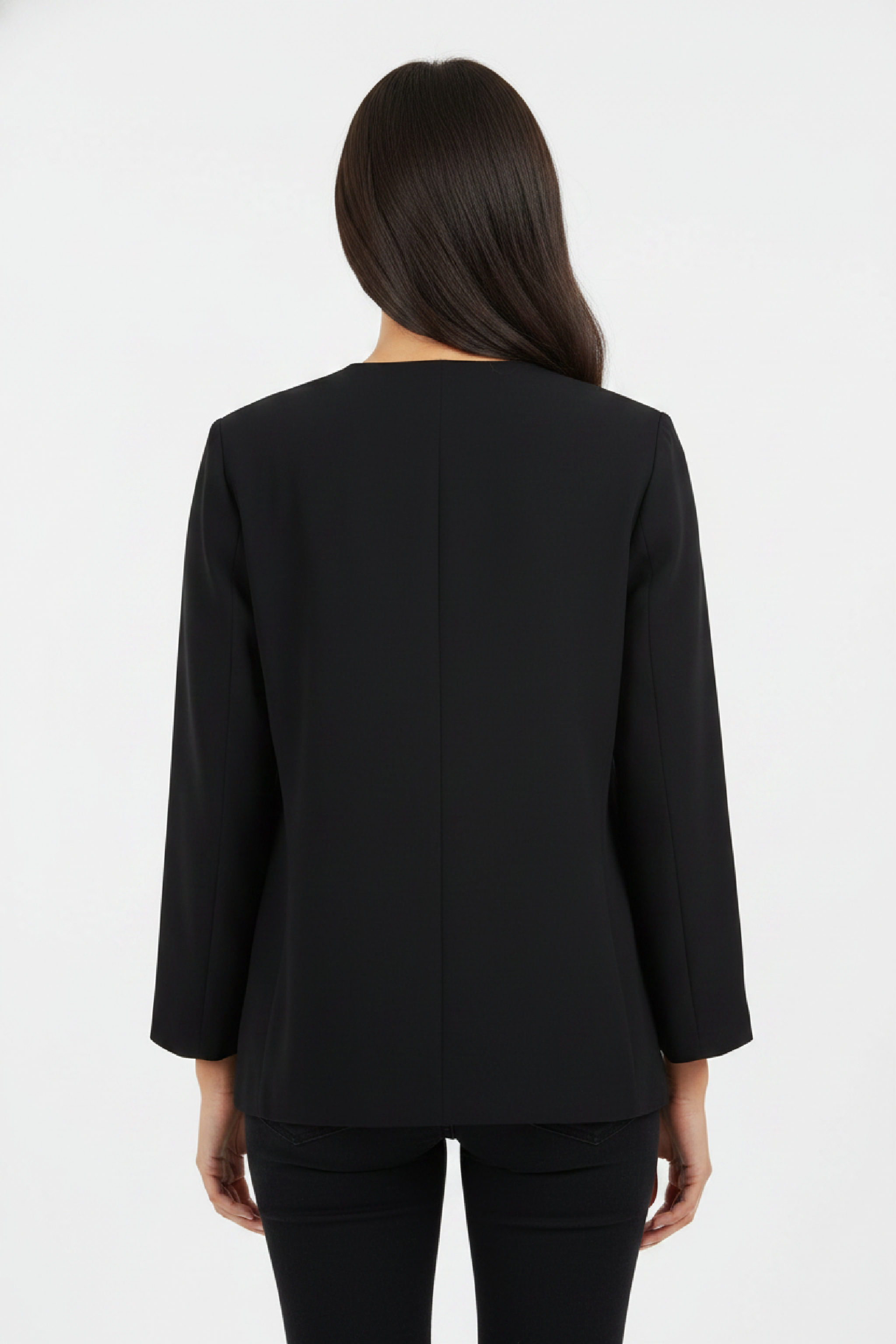 Blazer Women - Oversized Tie Front Blazer