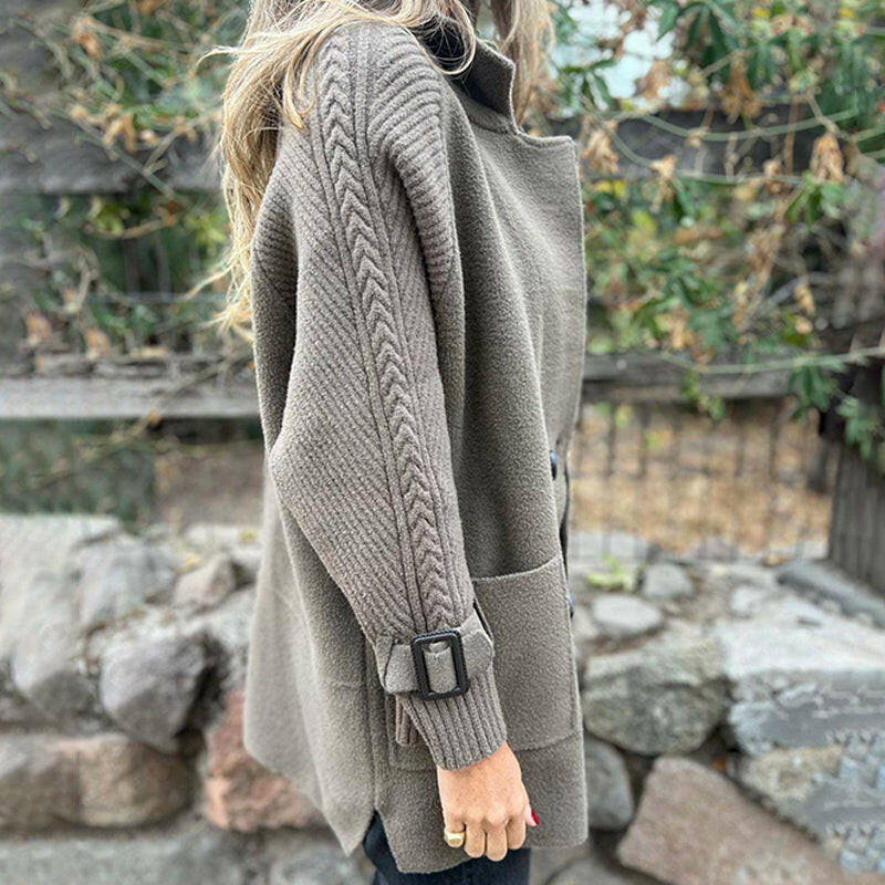 ISOLA - Mid-Length Double-Breasted Coat